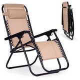 Modern Home Baštenska fotelja Zero Gravity Beige | ePonuda.com