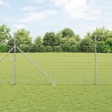 vidaXL Ograda za polje 1,5x25 m Pocinčani čelik | shoptok.hr
