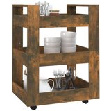 vidaXL Kuhinjska kolica boja hrasta 60 x 45 x 80 cm konstruirano drvo | shoptok.hr