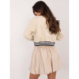 Italy Moda Skirt-DHJ-SD-19865.45-beige | Shoptok.si