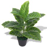  Umjetna Biljka Taro s Posudom 45 cm Zelena Cene