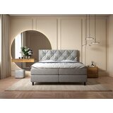 Esposa POSTELJA Z VZMETNICO 180 cm x 200 cm , tekstil siva | Shoptok.si