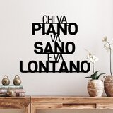 Opviq zidna dekoracija Lontano 1, 56x46 cm, 1.5 mm, Crna Cene