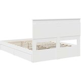  Krevet s od storage Bijelo 140 x 200 cm Konstruirano drvo | shoptok.hr