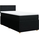 Maison Chic Box spring postelja - Vzmetna postelja z vzmetnico črna 80x200 cm blago SL18298, (21885389) Cene