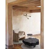 BIZZOTTO Črna klubska mizica z mizno ploščo iz akacije 35x46 cm Zakia – | Shoptok.si
