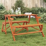 vidaXL Piknik miza s klopmi trden les jelke 2 v 1 konvertibilna | Shoptok.si