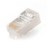 Konektor 8P8C, modular shielded 30u” gold plated, GEMBIRD PLUG5SP/100, 100 kom | Eponuda.ba