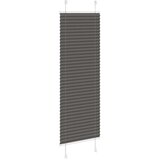 vidaXL Plisirana roleta crna 45x150 cm širina tkanine 44,4 cm | shoptok.hr