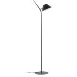 Kave Home Črna stoječa svetilka s kovinskim senčilom (višina 152 cm) Aurelia – | Shoptok.si