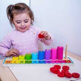 Woopie green puzzle učenje brojanja i boja montessori 56 kom. | shoptok.hr