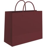  VREĆICE UKRASNE 24X16X7CM SJAJNA PLASTIFIKACIJA FORNAX BORDO Cene