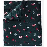 Gemre Green blanket with Christmas patterns Dublin | Shoptok.si