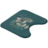 Douceur d intérieur Tirkizna kupaonska prostirka za WC 45x45 cm Ginkoblue – | shoptok.hr