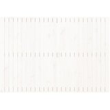  Zidno uzglavlje bijelo 159,5x3x110 cm od masivne borovine | shoptok.hr