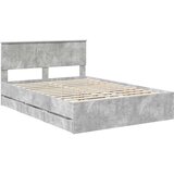 Okvir za krevet s ladicama Betonski sivi 135 x 190 cm - Beton siva 135 x 190 cm | shoptok.hr