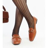 Gemre Brown Loafers with Buckle Areebah | Shoptok.si