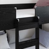  Postelja na vzkraj za otroke Črna Orehovina 75 x 190 cm, (5000141863) | Shoptok.si