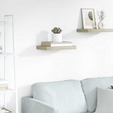  Plutajuća zidna polica boja hrasta 40 x 23 x 3,8 cm MDF | Eponuda.ba