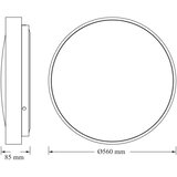 Osram - LED plafonsko svetlo CEILING LUXO LED/60W/230V Ø 56 cm zlatna | Eponuda.com