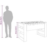  Nogometna miza 2 pcs Bela 146,5 x 74 x 85 cm Konstruiran les - - Bela - 57.22 - 146,5 x 74 x 85 cm - 2025-vidaXL-TOPSELLER | Shoptok.si