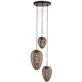 Light & Living Mat crna/u brončanoj boji viseća svjetiljka s metalnim sjenilom ø 36 cm Yaelle – | shoptok.hr