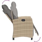  3-dijelni bistro set s jastucima miješane bež boje poliratan - bež i siva 1 | shoptok.hr