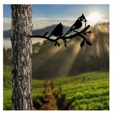 WALLXPERT decorative object figura bird on the branch 07 black | ePonuda.com
