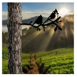 WALLXPERT Dekorativna figura Ptica na grani 07, 45x23 cm, 1,5 mm | Eponuda.ba