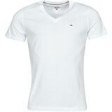 Tommy Jeans Majice s kratkimi rokavi TJM ORIGINAL JERSEY TEE V NECK Bela cene