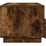  Stolić za kavu s LED svjetlima boja dimljenog hrasta 90x49x40cm | shoptok.hr
