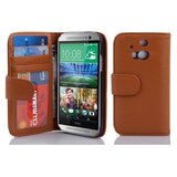 Cadorabo Ohišje, združljivo z HTC ONE M8 v cognac brown - Zaščitni ovitek z magnetnim zapiranjem in 3 režami za kartice, (20547766) | Shoptok.si