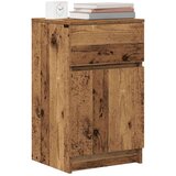 vidaXL Nočna omarica iz starega lesa 39x35x65 cm inženirski les | Shoptok.si