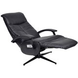 Cantus POČIVALNIK, črna, barve aluminija kovina, tekstil, usnje | Shoptok.si