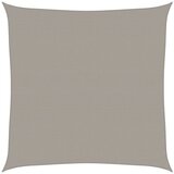  Jedro za zaštitu od sunca 160 g/m² Kvadratno svijetlosivo 7x7 m HDPE | shoptok.hr