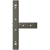  Noge za klub stolić T-oblika 2 kom Crne 40x25x(30-31) cm Čelik | shoptok.hr