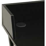 vidaXL Pisalna miza črna 80x50x84 cm | Shoptok.si