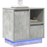 Noćni ormar Betonski sivi 50 x 34,5 x 50 cm. Konstruirano drvo | shoptok.hr