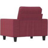  Fotelja crvena boja vina 60 cm od tkanine | shoptok.hr
