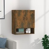 Maison Chic Stenska omarica - Zidna omarica dimljeni hrast 60x31x70 cm inženirski les iu30, (22063297) | Shoptok.si