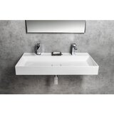 Sapho Bijeli dupli umivaonik od mineralnog kompozita 96x44 cm Godiva – | shoptok.hr