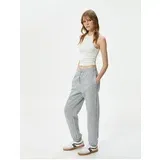 Koton Jogger Sweatpants Lace-Up Normal Waist