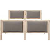  Krevetna konstrukcija Sivo-smeđa 135 x 190 cm tkanina | Eponuda.com