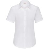 Fruit Of The Loom F16•LADIES SHORT SLEEVE OXFORD SHIRT
