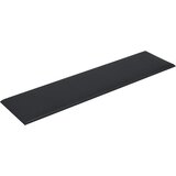  Zidna uzglavlja 12 pcs 60 x 15 cm Crna tkanina | Shoptok.si