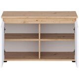 CARRYHOME GARDEROBNA KLOP bela, hrast artisan | Shoptok.si
