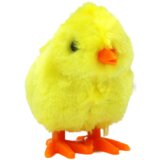  Jumping Wind-Up Chicken Plush Yellow | Shoptok.si