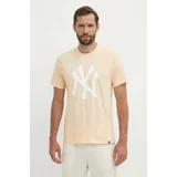 47 Brand Pamučna majica MLB New York Yankees boja: narančasta, s tiskom, BB017TEMIME617760AF