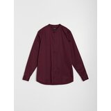 Sinsay Obična slim fit košulja s uspravnim ovratnikom | shoptok.hr