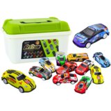  Set šarenih autića u koferu - 50 komada | shoptok.hr